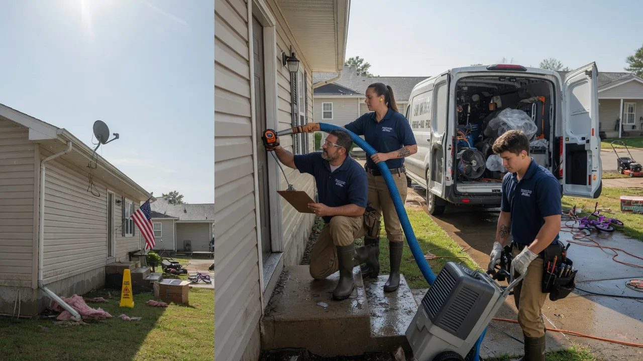 Ceiling Water Damage Restoration in Everton, AR near me